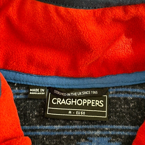 Craghoppers SAWREY HALF ZIP - Blue Navy Prt - Picture 13 of 16